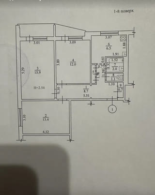 Продам 3к квартиру Научная, Бот Сад
