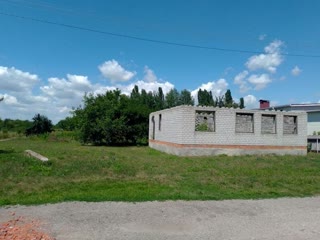 Участок в Балаклії 20 соток з недобудовою
