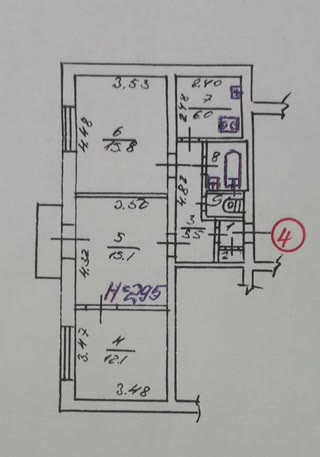 Продам 3к квартиру метро 23-го Августа, Павлово Поле