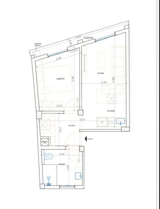 49 m² Studio