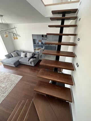 Sale of a two-level apartment with a panorama of High Castle Shopping Center Spartak