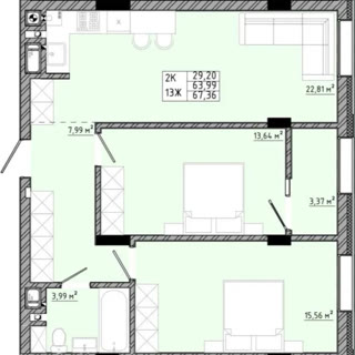 🏡 Продаж 2-кімнатної квартири в ЖК «Спортивна»