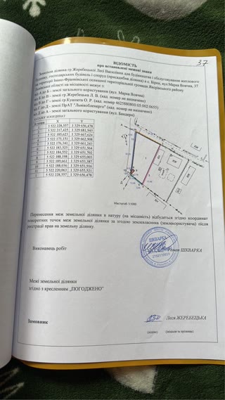 Sale of a land plot of 10 acres