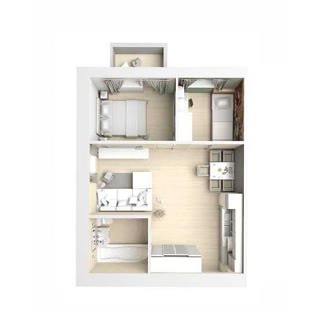 For Sale 3-room Apartment in Vorobyovy Gory Family, Pavlovo Pole