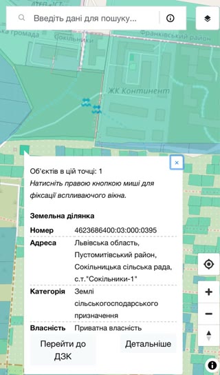 Продаж земельної ділянки в Сокільниках біля Львова