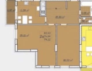 Sale of a 2-room apartment in the Strim Towers residential complex from the owner