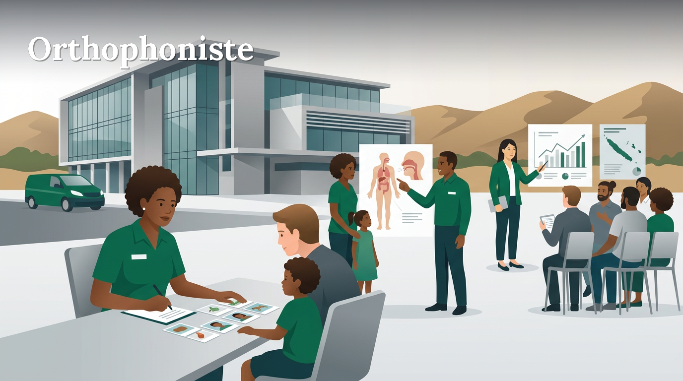 Illustration du poste : Orthophoniste au service de prévention et de promotion de la santé