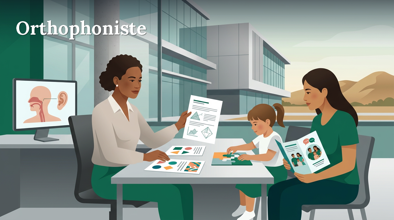 Illustration du poste : Orthophoniste au service de prévention et promotion de la santé