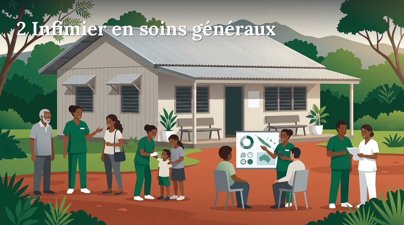 Illustration du poste : 2 Infimier(e)s en soins généraux à Pouebo