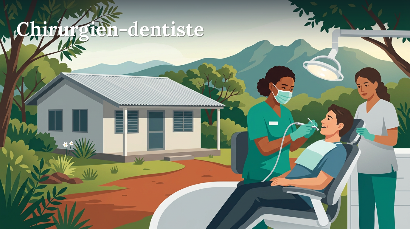 Illustration du poste : Chirurgien-dentiste à Hienghène