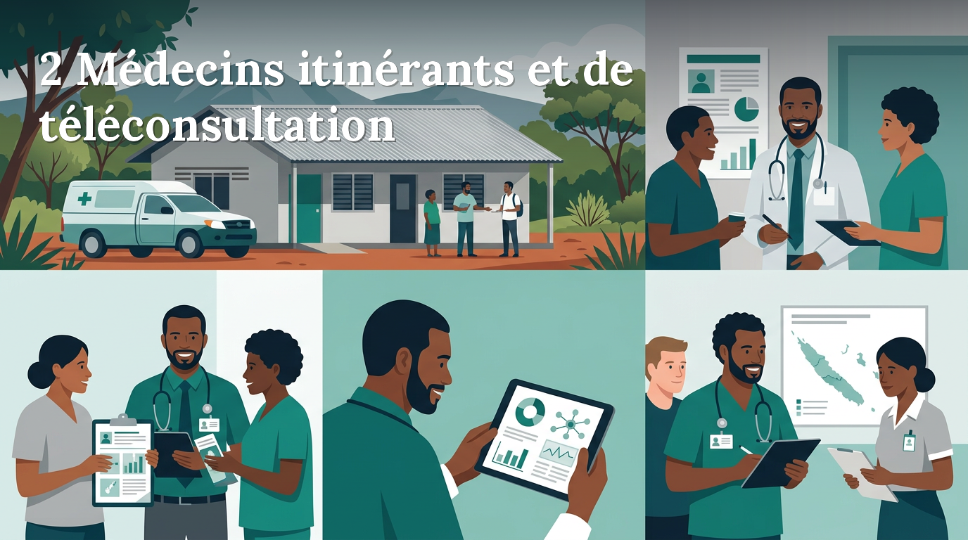 Illustration du poste : Médecins itinérants et de téléconsultation
