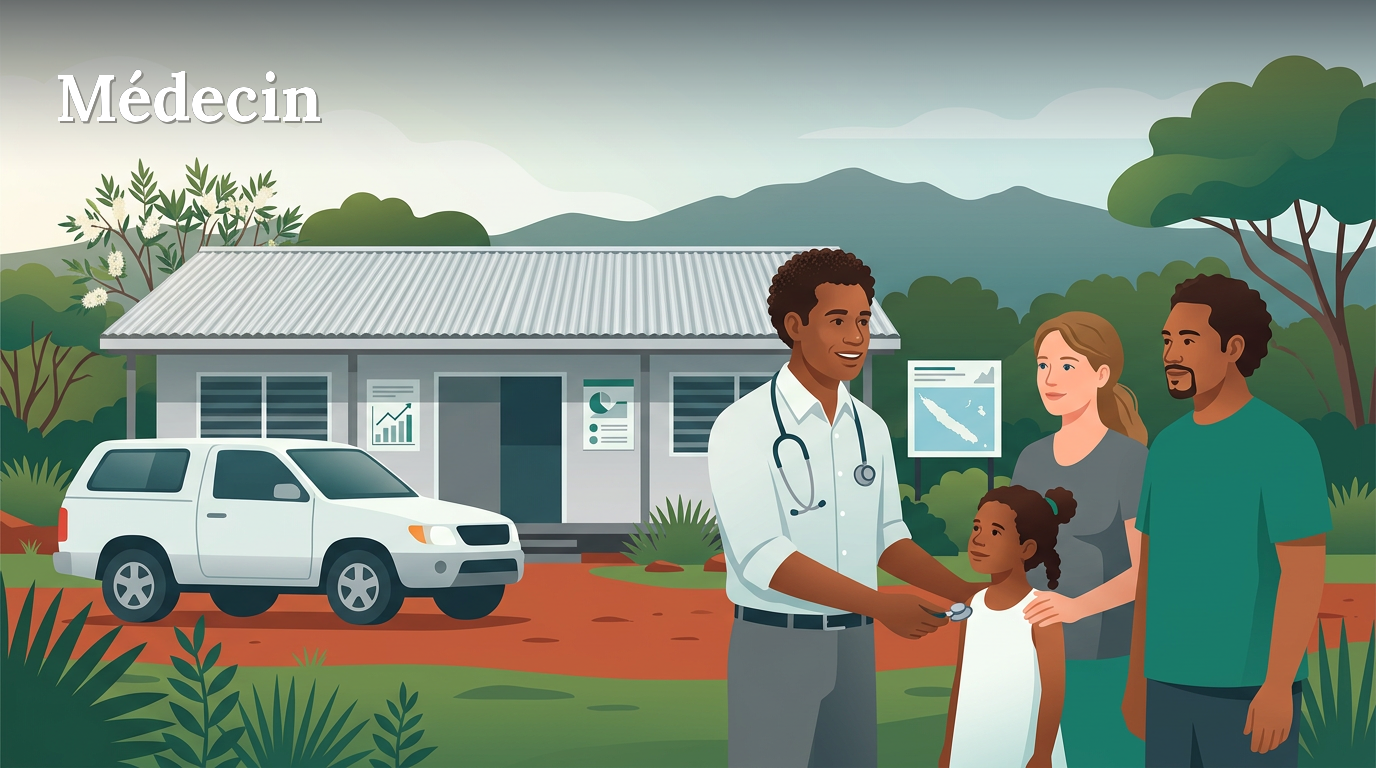 Illustration du poste : Médecin à Houailou