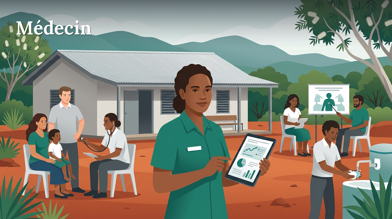 Illustration du poste : MEDECIN KAALA-GOMEN