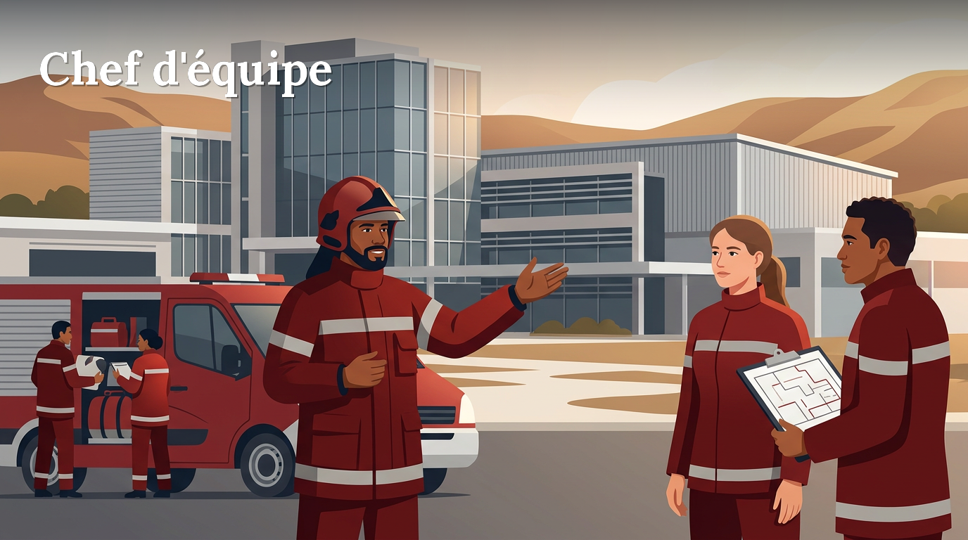 Illustration du poste : Chef d'équipe