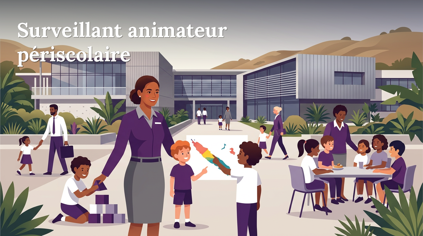 Illustration du poste : Surveillant animateur périscolaire