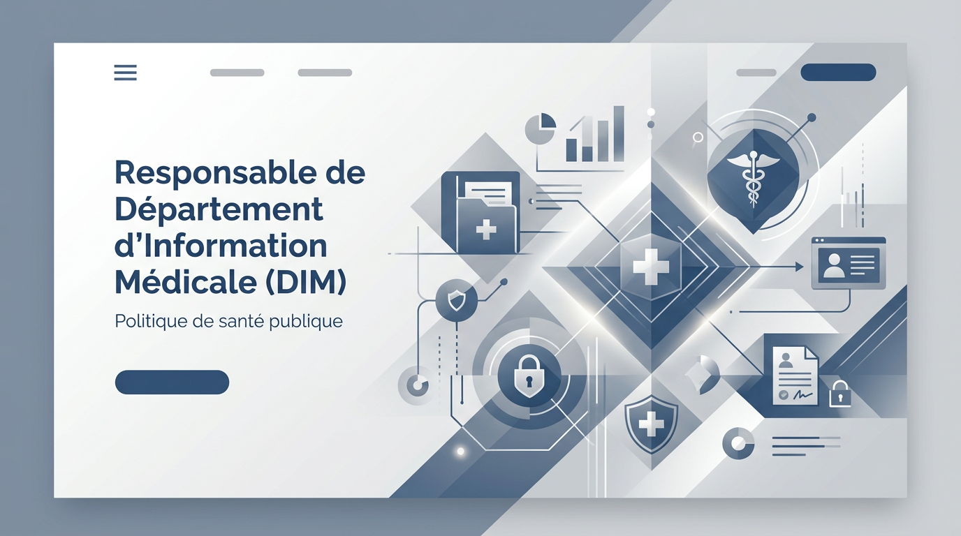 Illustration du poste : Responsable de Département d’Information Médicale (DIM)