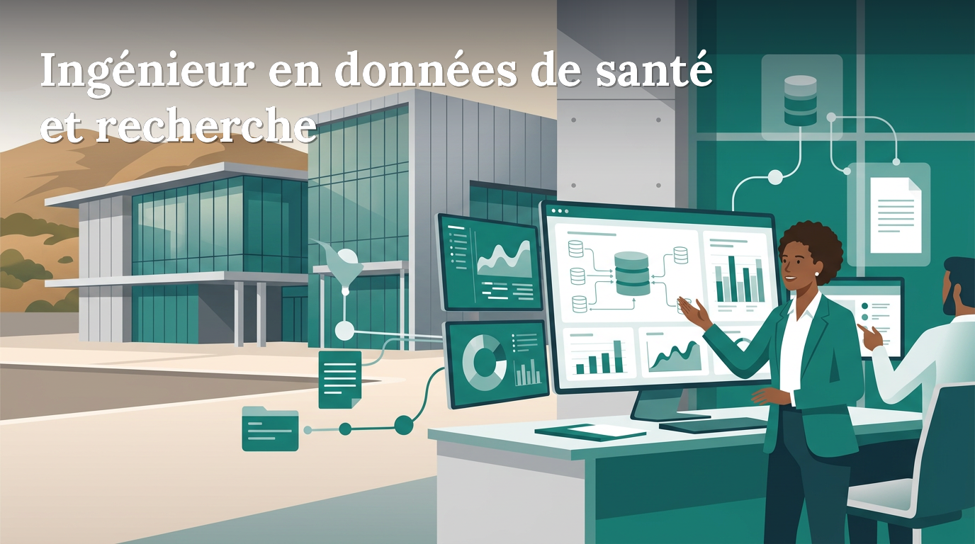 Illustration du poste : Ingénieur(e) en données de santé et recherche