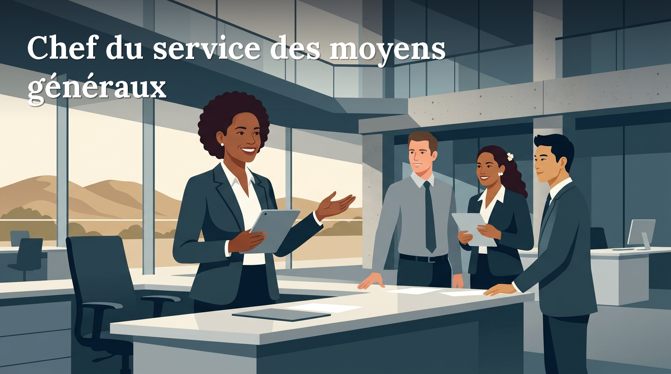 Illustration du poste : Chef du service des moyens généraux