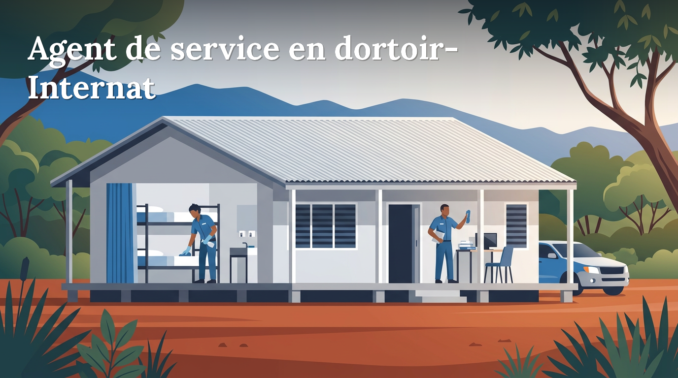Illustration du poste : Agent de service en dortoir- Internat de Koumac