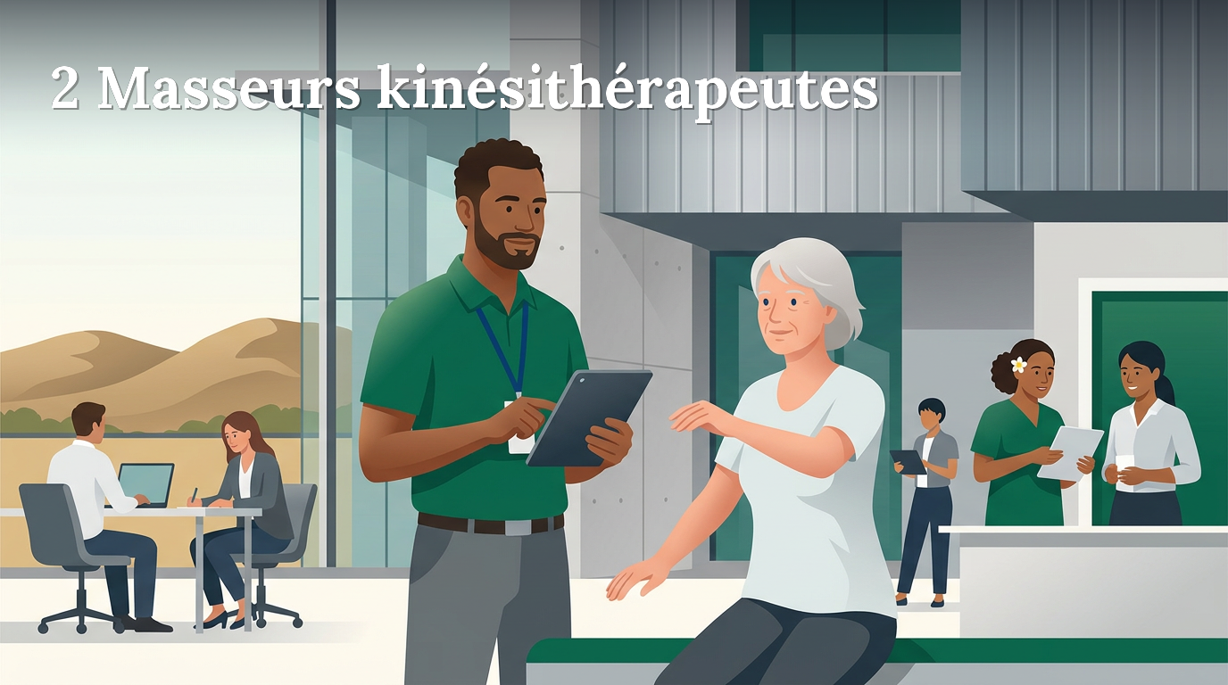 Illustration du poste : 2 Masseurs kinésithérapeutes