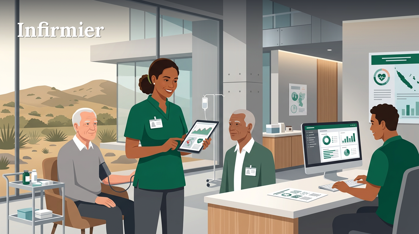 Illustration du poste : Infirmier à l'unité de soins médicaux rapprochés