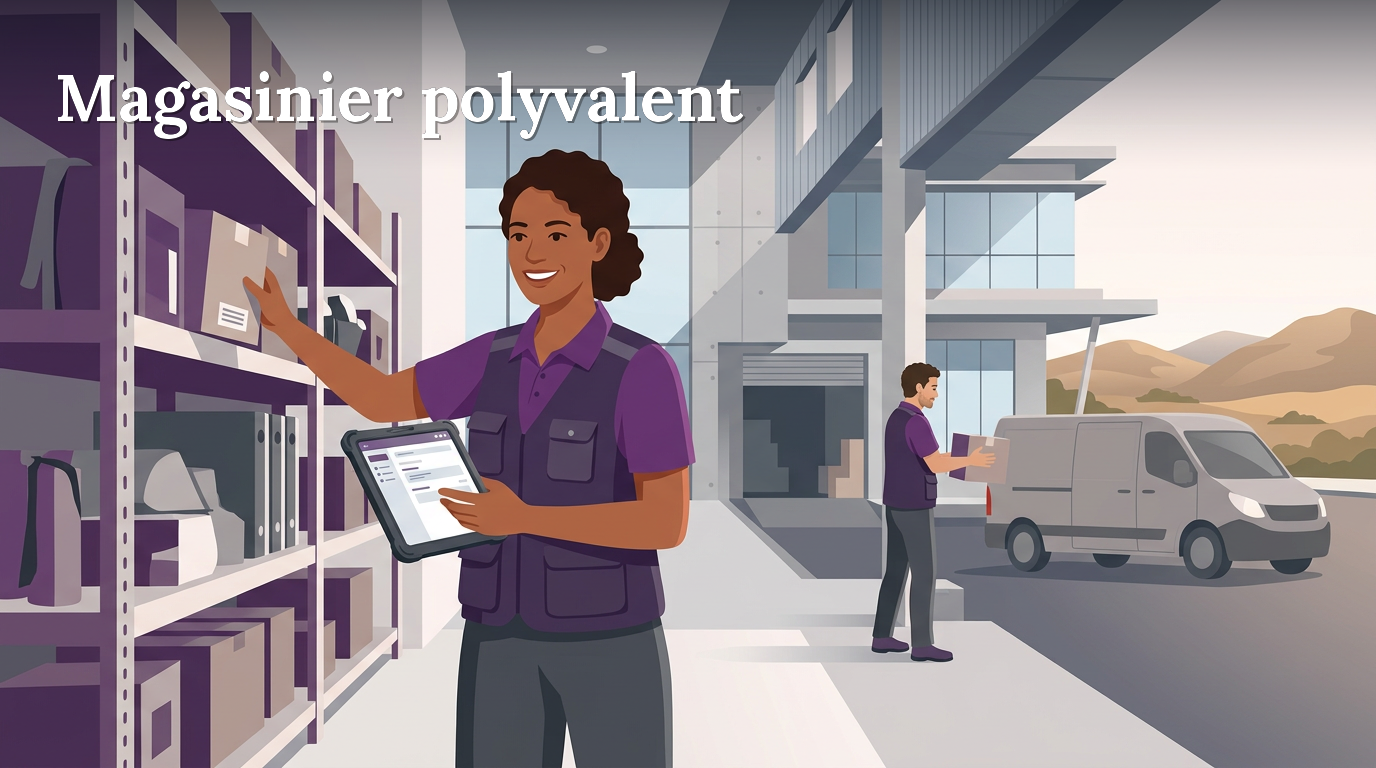 Illustration du poste : Magasinier polyvalent - CENTRAL