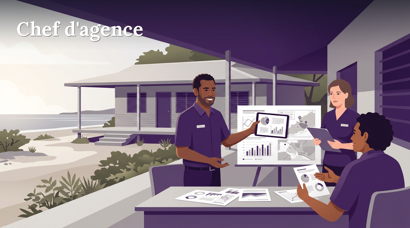 Illustration du poste : Chef d'agence - Agence de Lifou et ses annexes