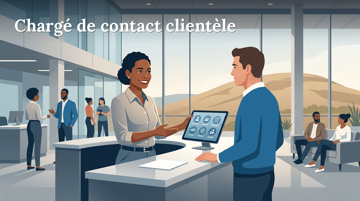 Illustration du poste : Chargé(e) de contact clientèle – Agence de Nouméa Sud