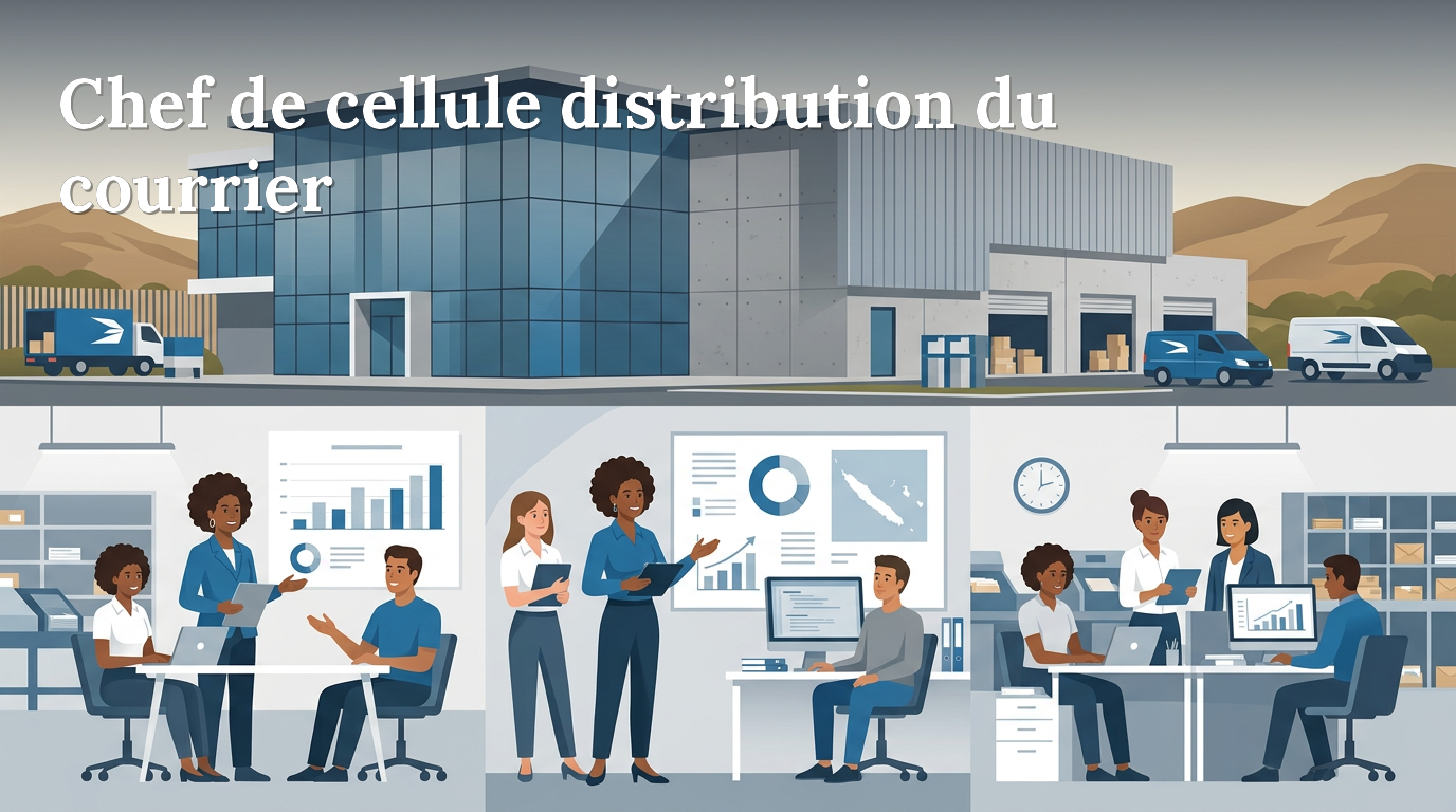 Illustration du poste : Chef de cellule distribution du courrier