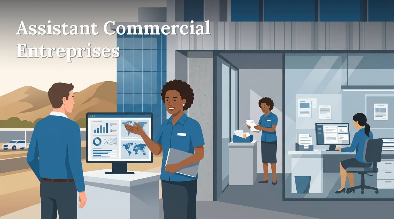 Illustration du poste : Assistant Commercial Entreprises