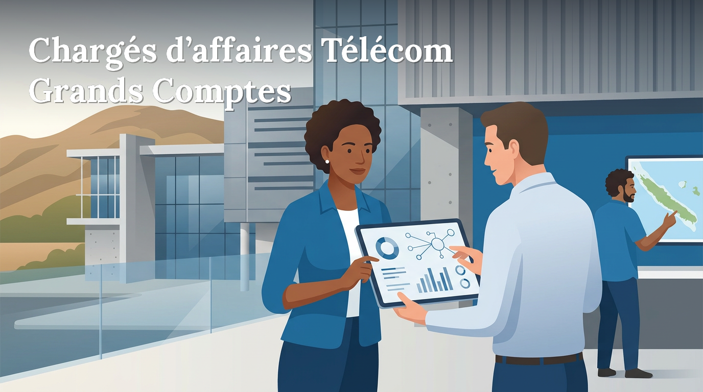 Illustration du poste : Chargés d’affaires Télécom Grands Comptes - AE