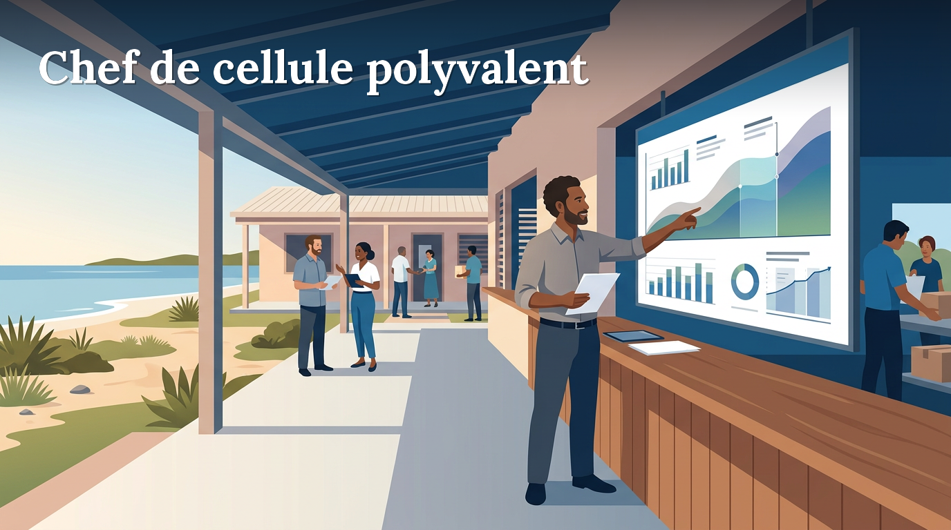 Illustration du poste : Chef de cellule polyvalent - Agence de Lifou et ses annexes