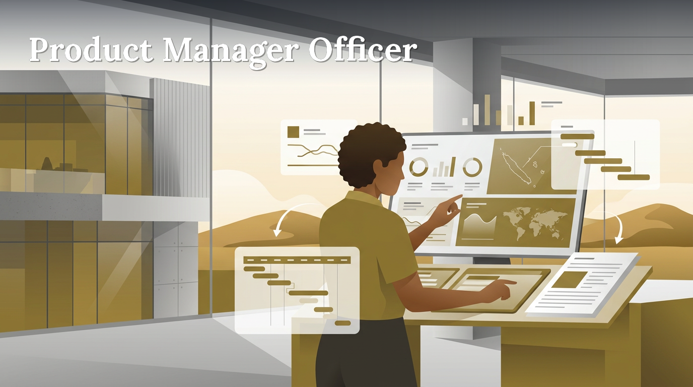 Illustration du poste : Product Manager Officer