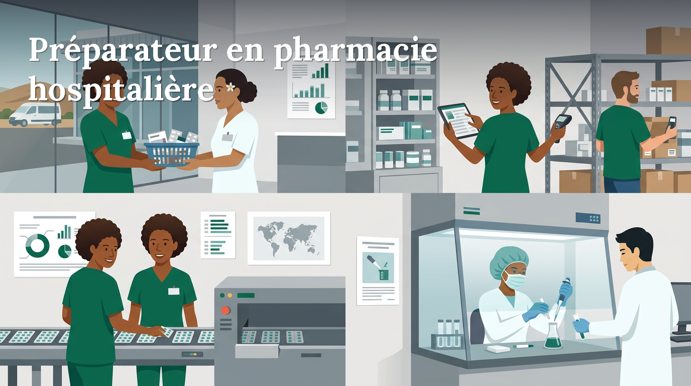 Illustration du poste : Préparateur en pharmacie hospitalière