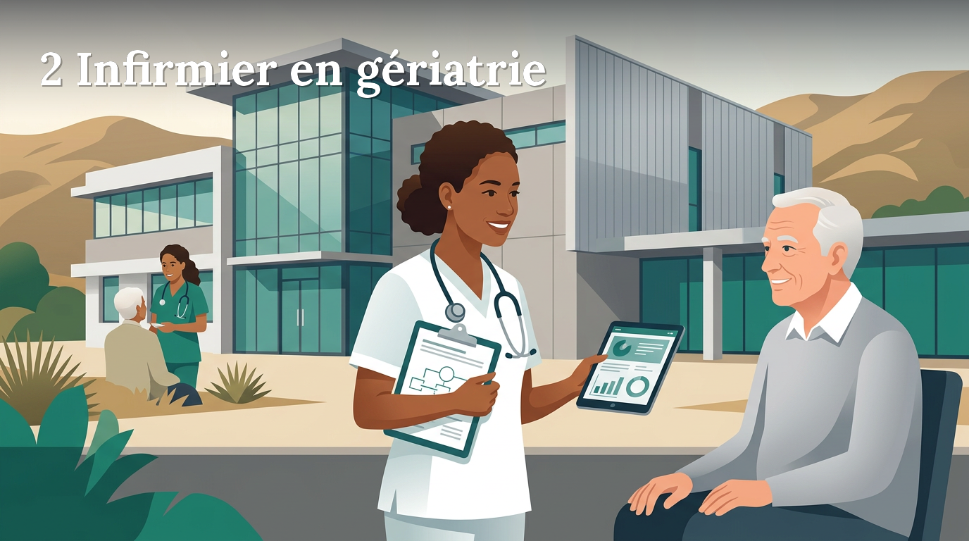 Illustration du poste : 2 Infirmier(e)s en gériatrie
