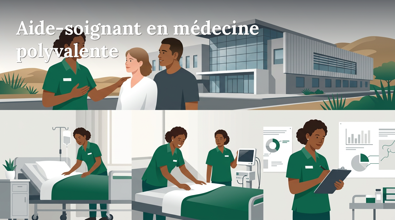 Illustration du poste : Aide-soignant(e)s en médecine polyvalente