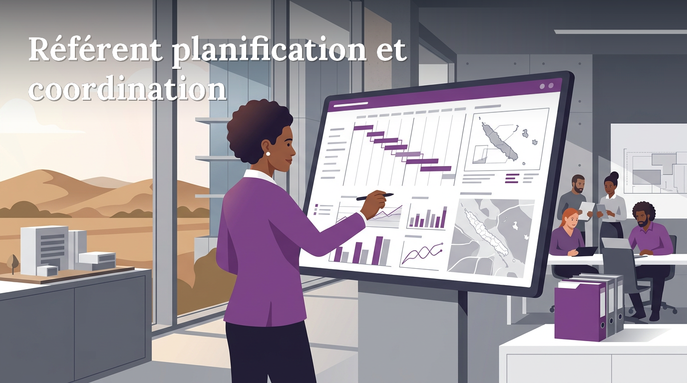 Illustration du poste : Référent planification et coordination
