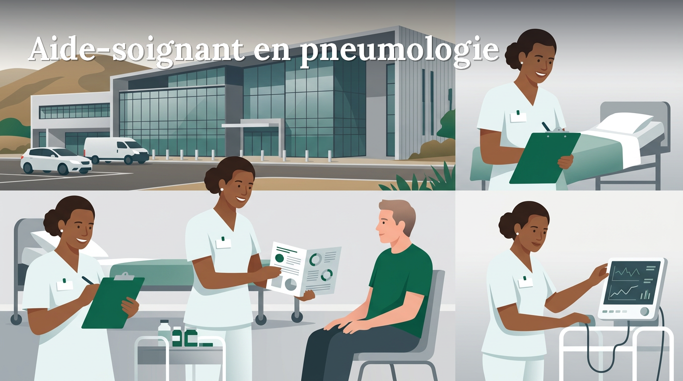 Illustration du poste : Aide-soignant(e)s en pneumologie