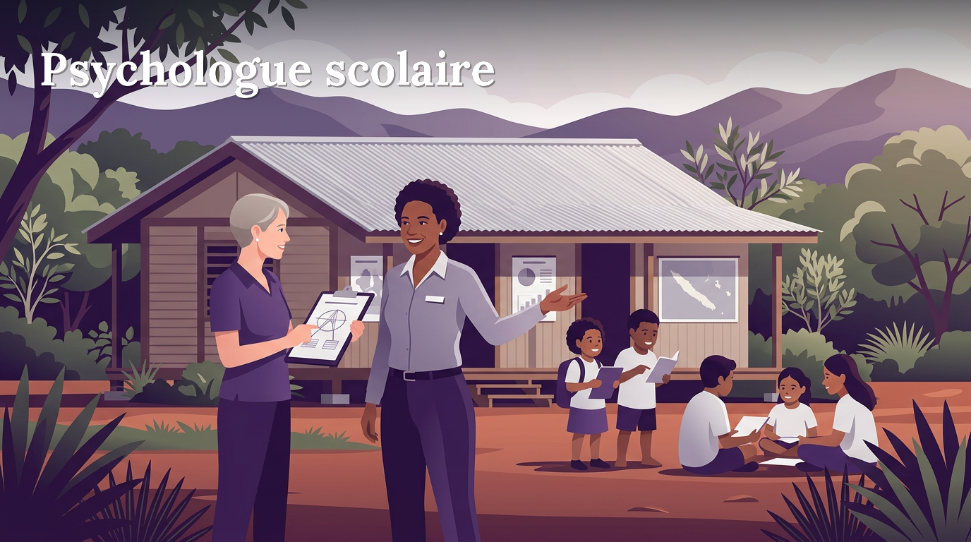 Illustration du poste : Psychologue scolaire – Secteur de Canala