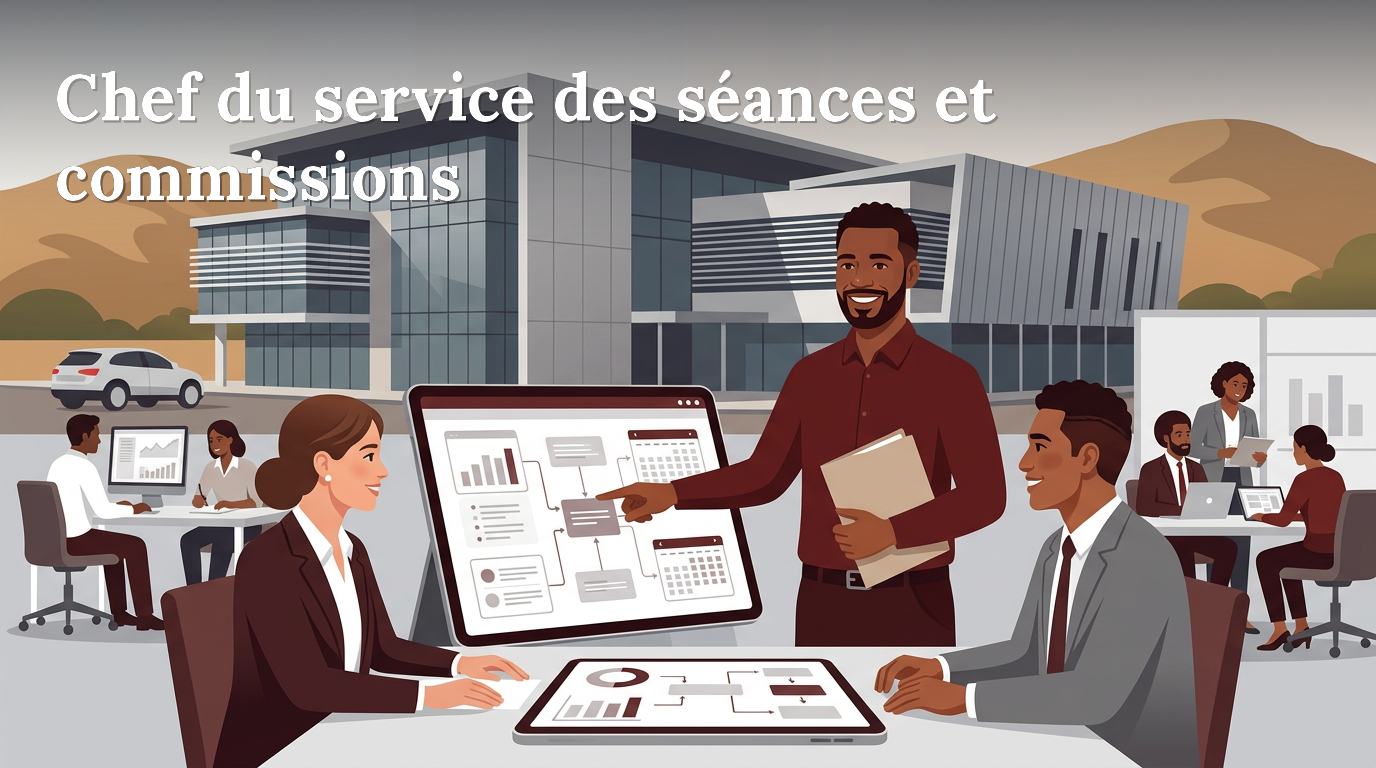 Illustration du poste : Chef du service des séances et commissions