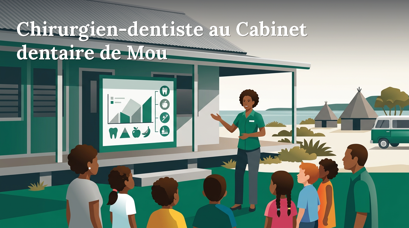 Illustration du poste : Chirurgien-dentiste au Cabinet dentaire de Mou - LIFOU