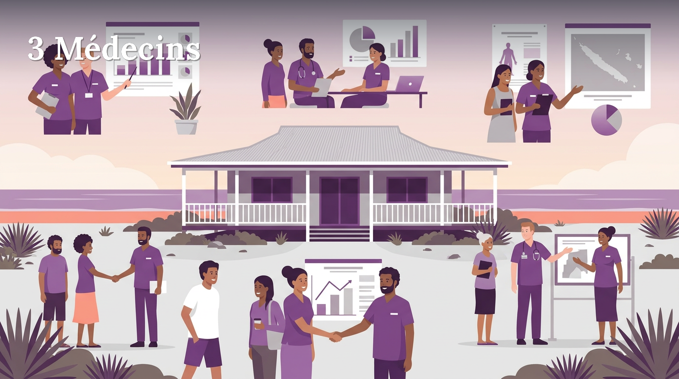 Illustration du poste : 3 Médecins au Centre de Chépénéhé - Lifou
