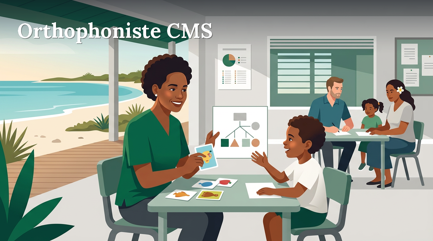 Illustration du poste : Orthophoniste CMS Ouvéa