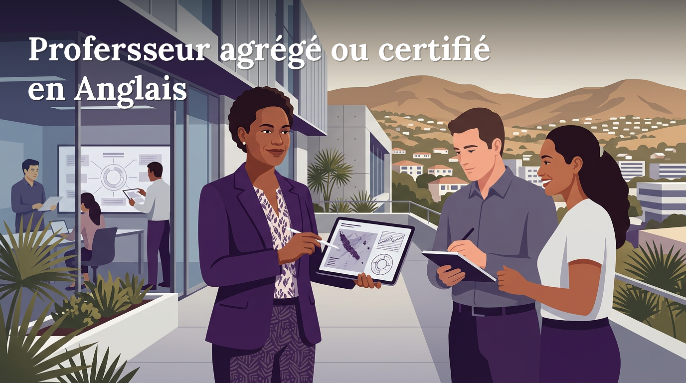 Illustration du poste : Profersseur agrégé ou certifié en Anglais