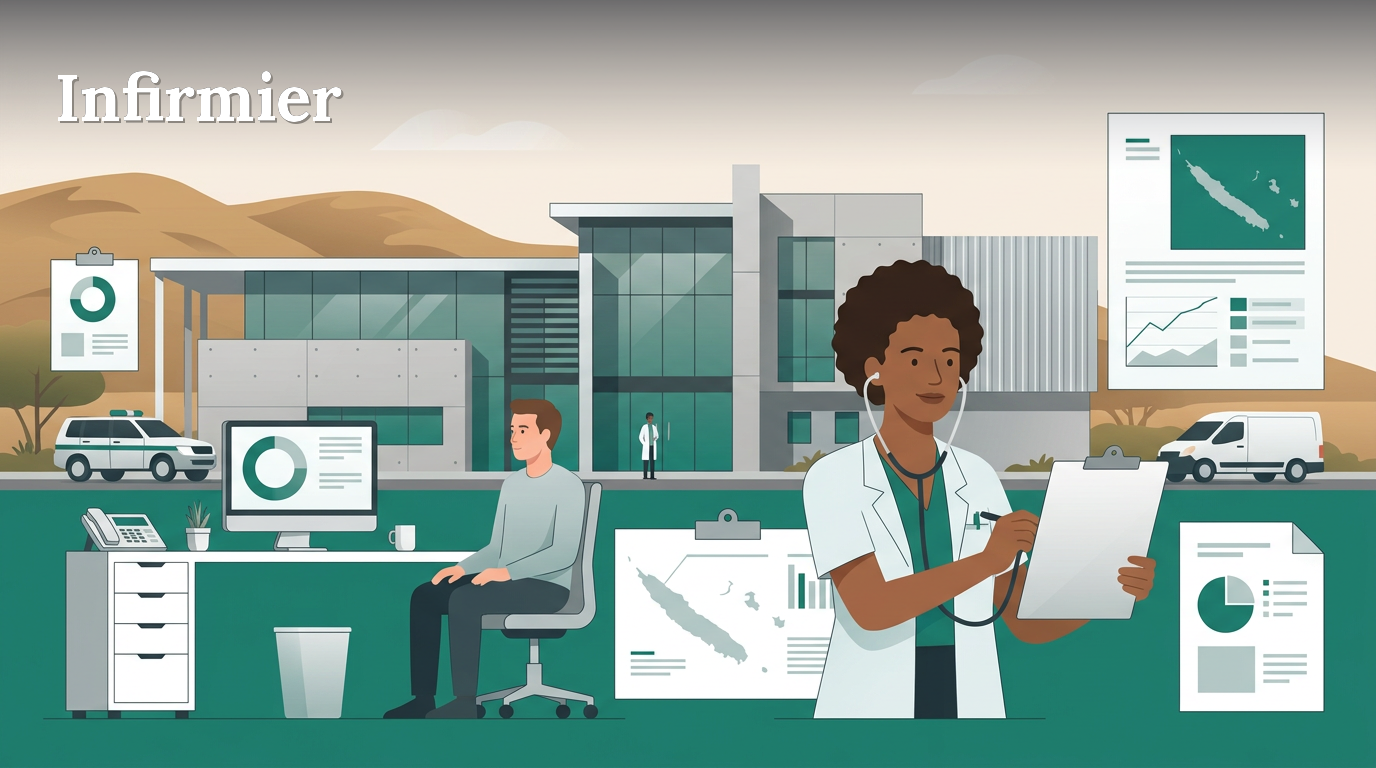 Illustration du poste : Infirmier(e) au centre pénitentiaire de Nouméa