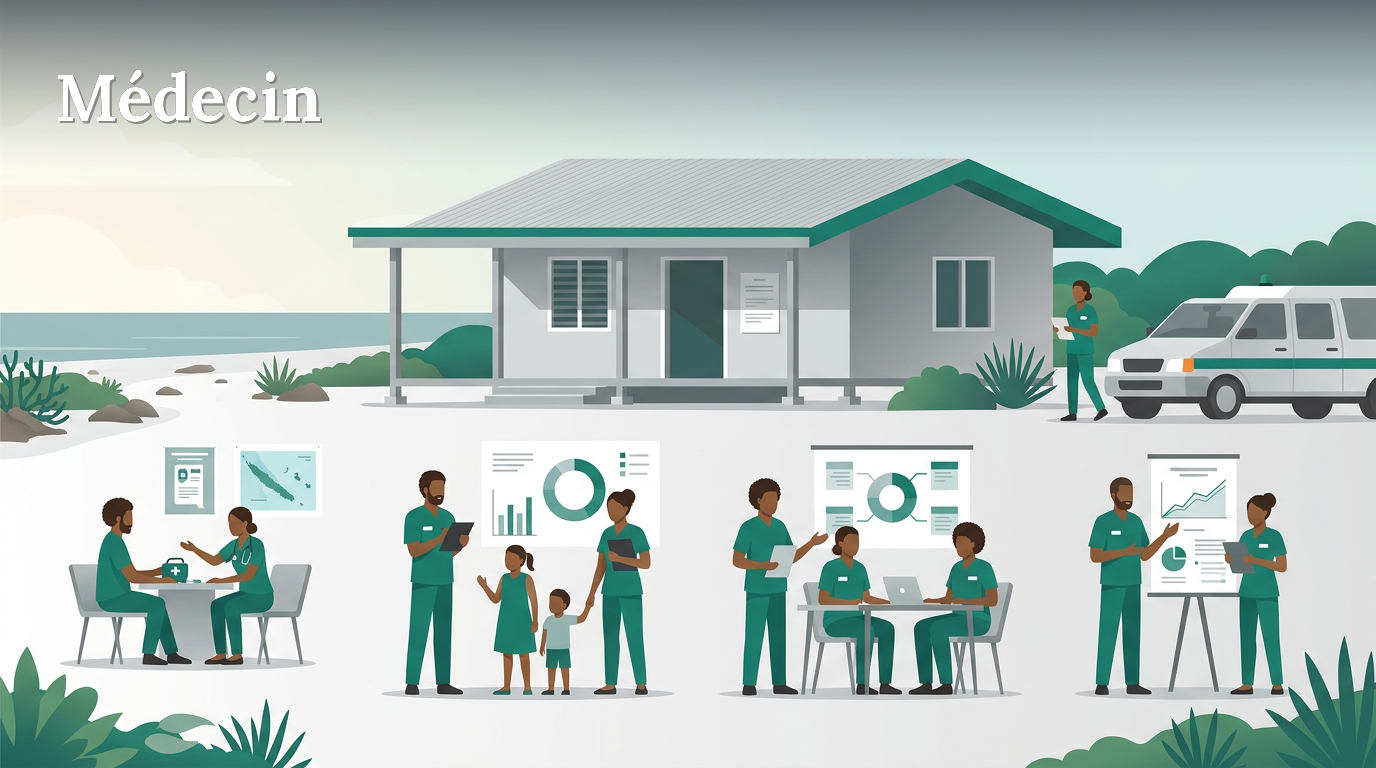 Illustration du poste : Médecin à l'UPASS de l'île des Pins