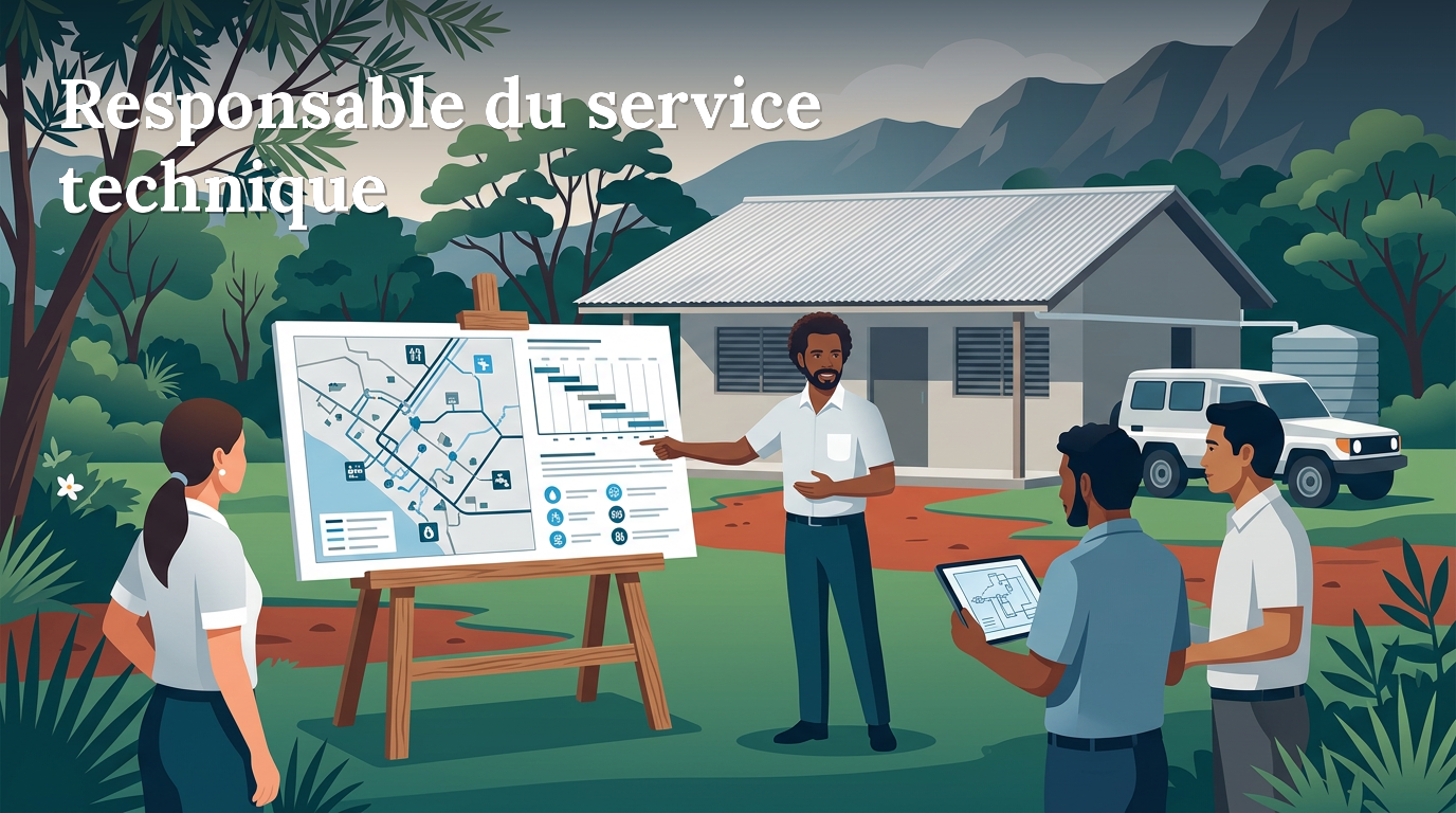 Illustration du poste : Responsable du service technique