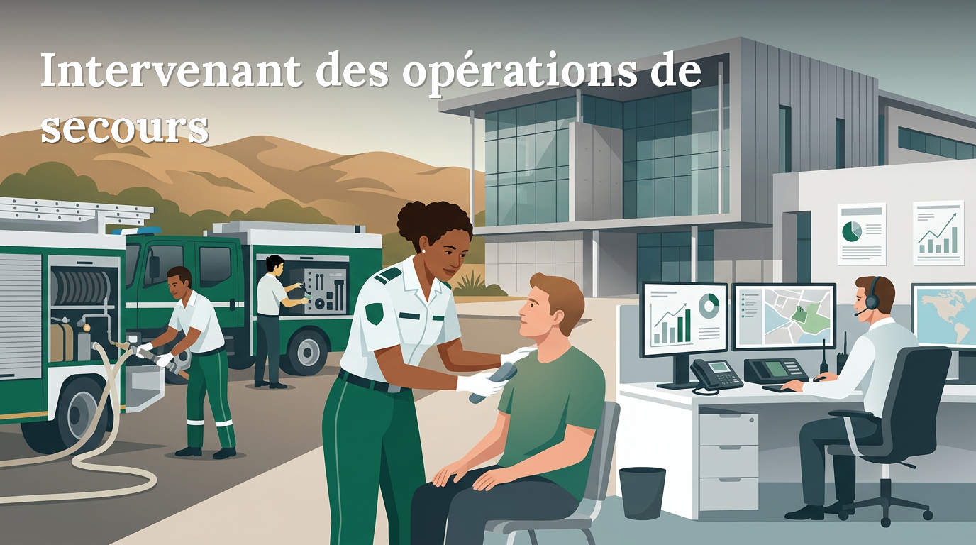 Illustration du poste : Intervenant des opérations de secours