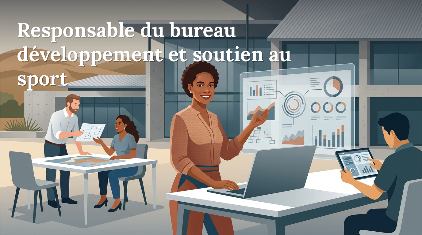Illustration du poste : Responsable du bureau développement et soutien au sport