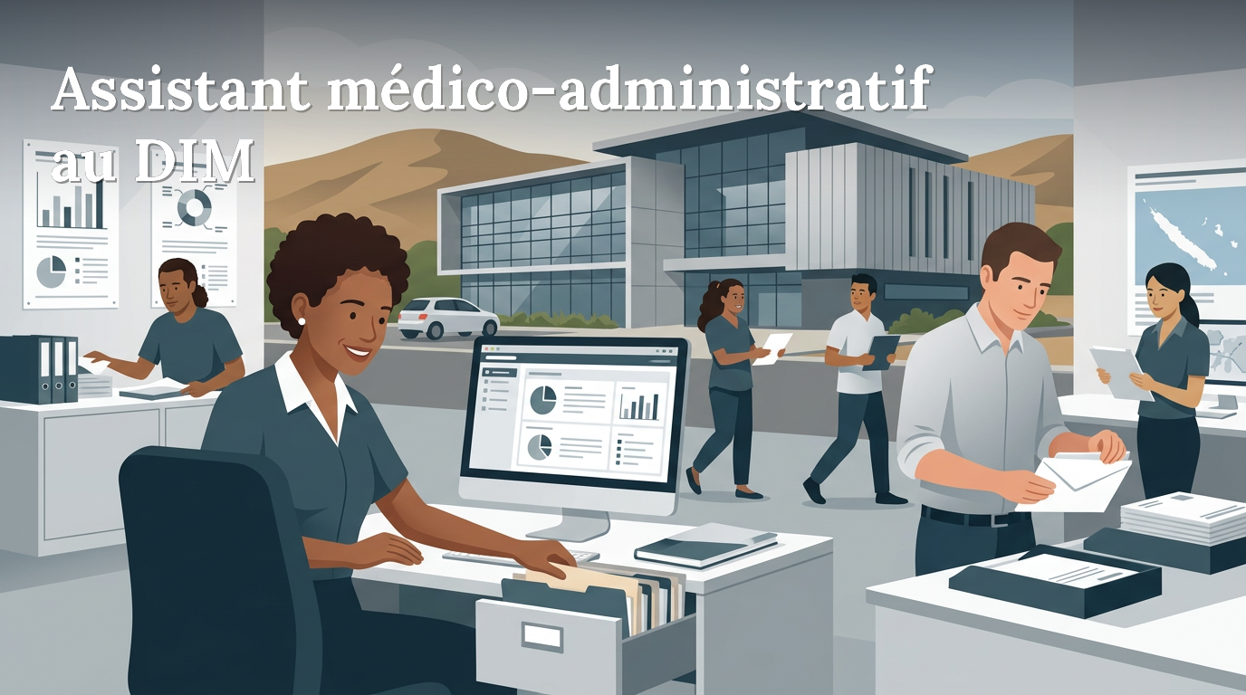 Illustration du poste : Assistant(e) médico-administratif au DIM